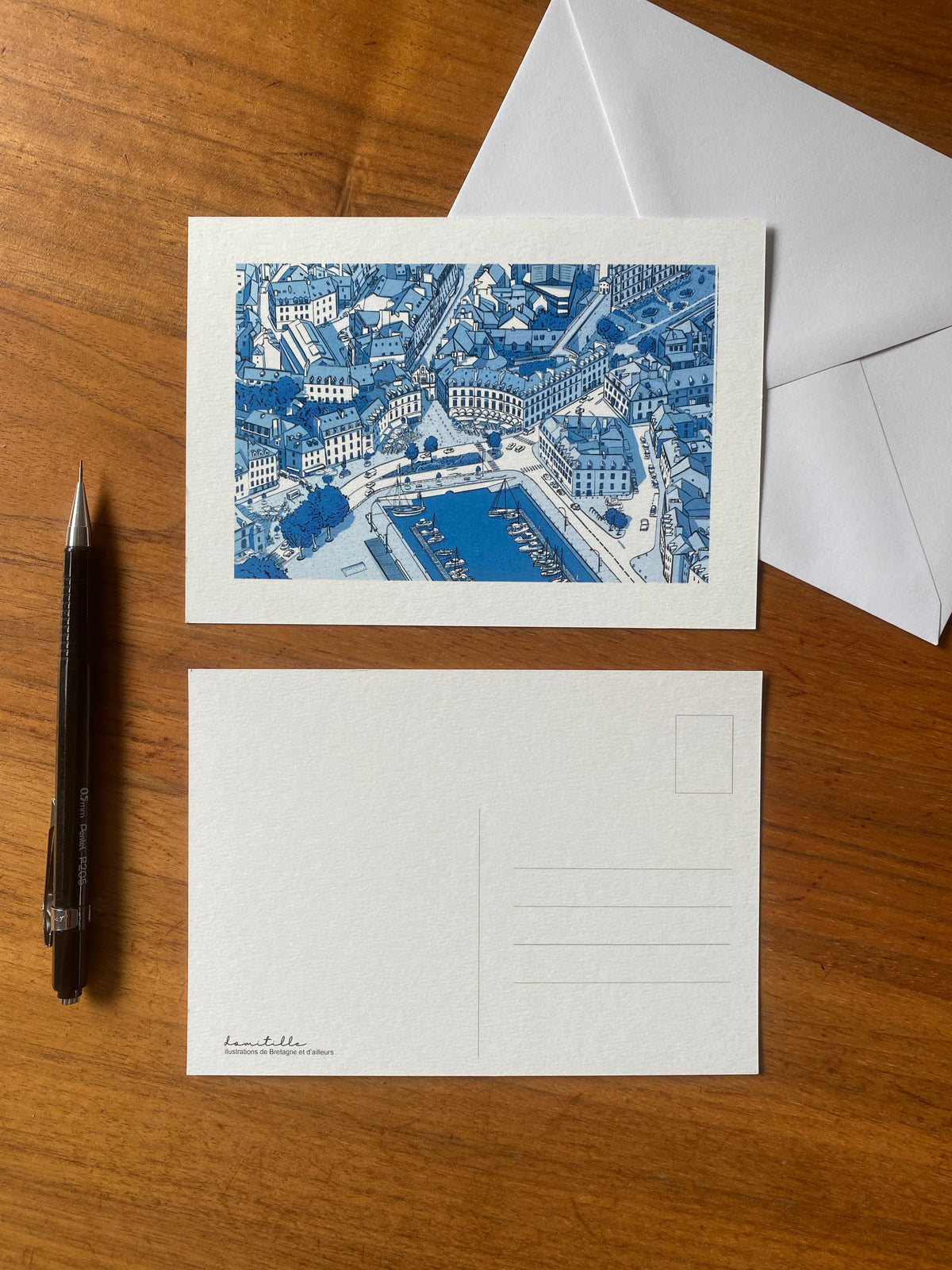 Carte postale port de Vannes