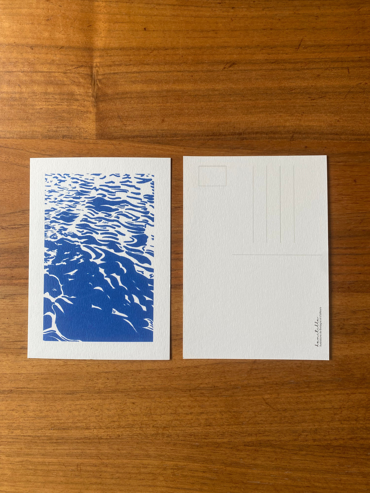 Carte postale vagues