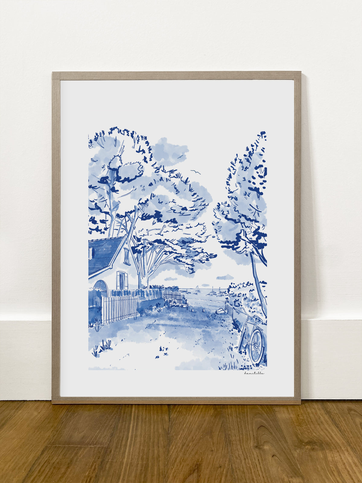 Chemin vers la plage