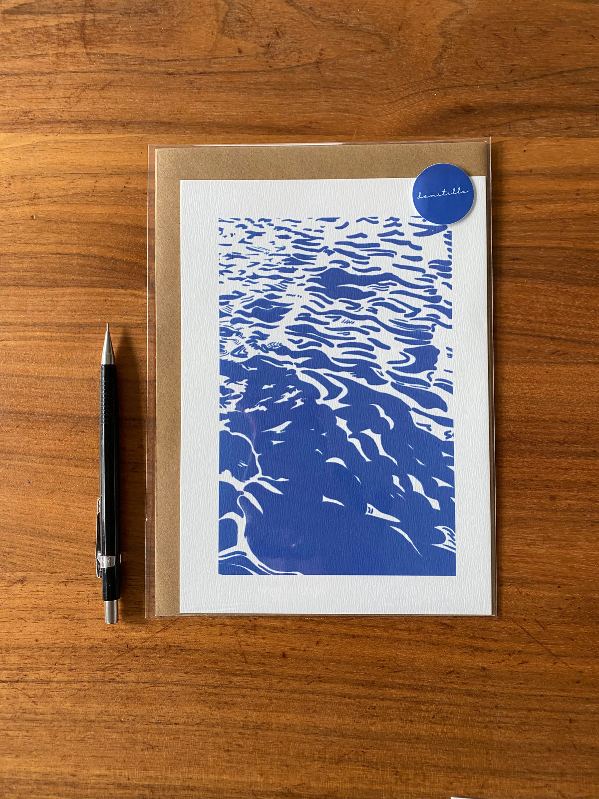 Carte postale vagues