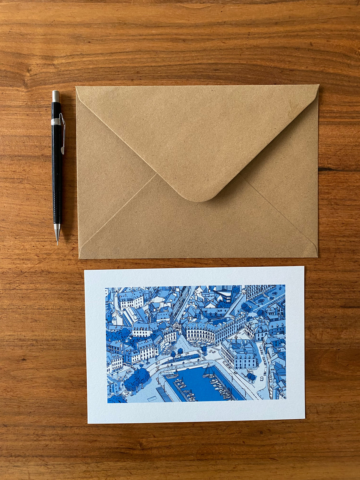 Carte postale port de Vannes