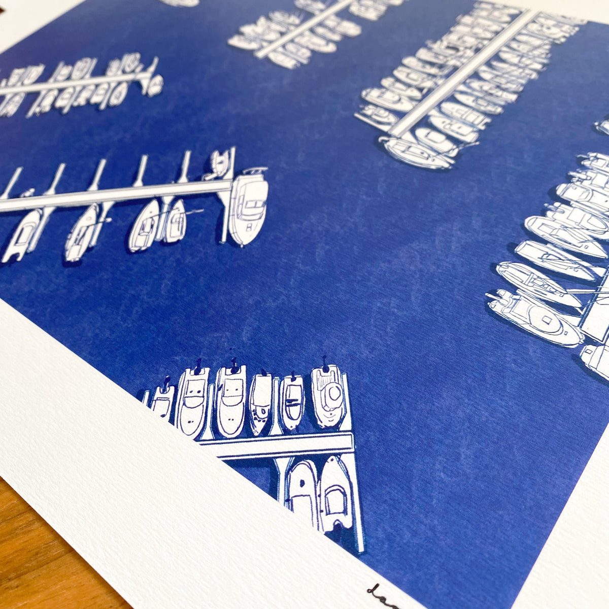 Bateaux au port - paysage