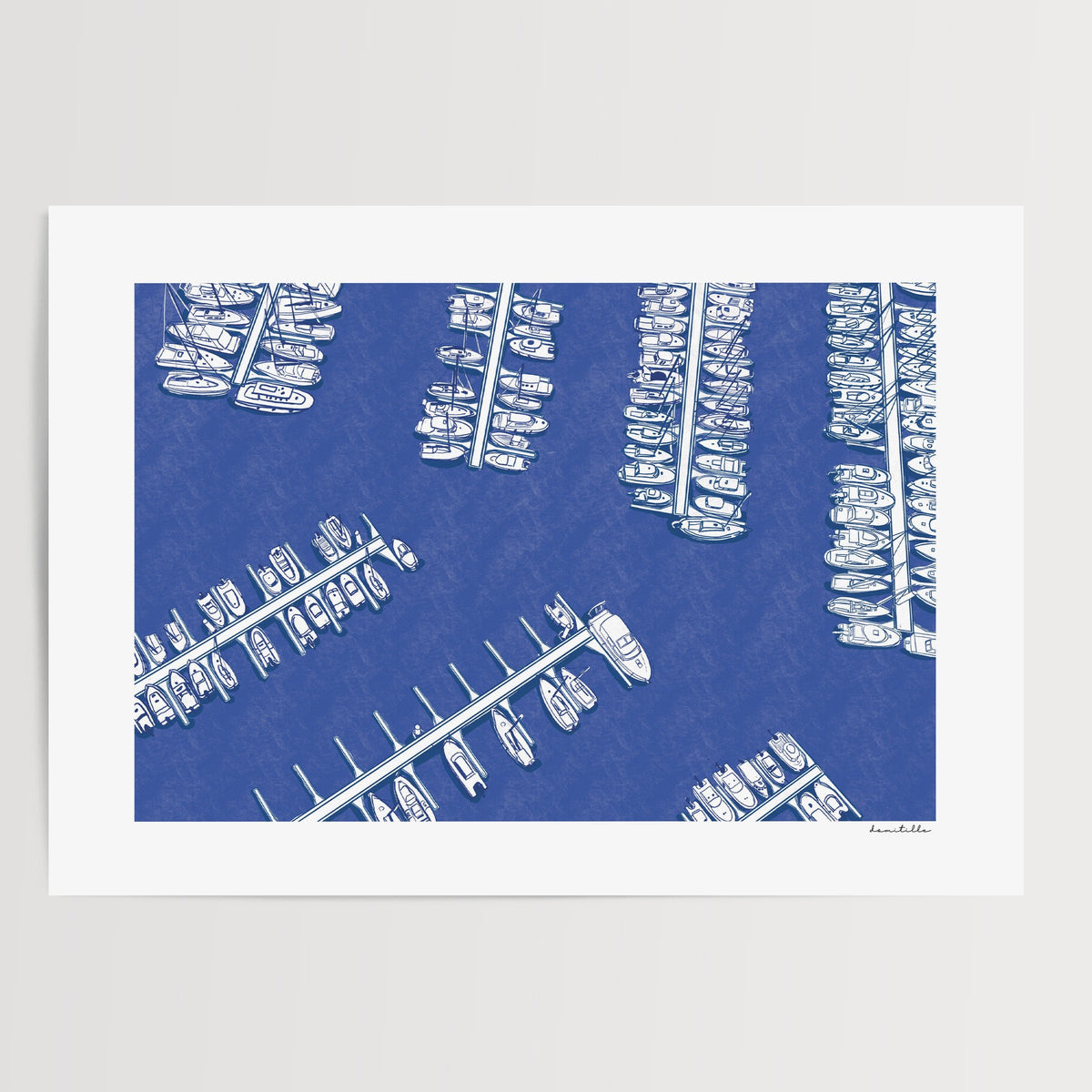 Bateaux au port - paysage